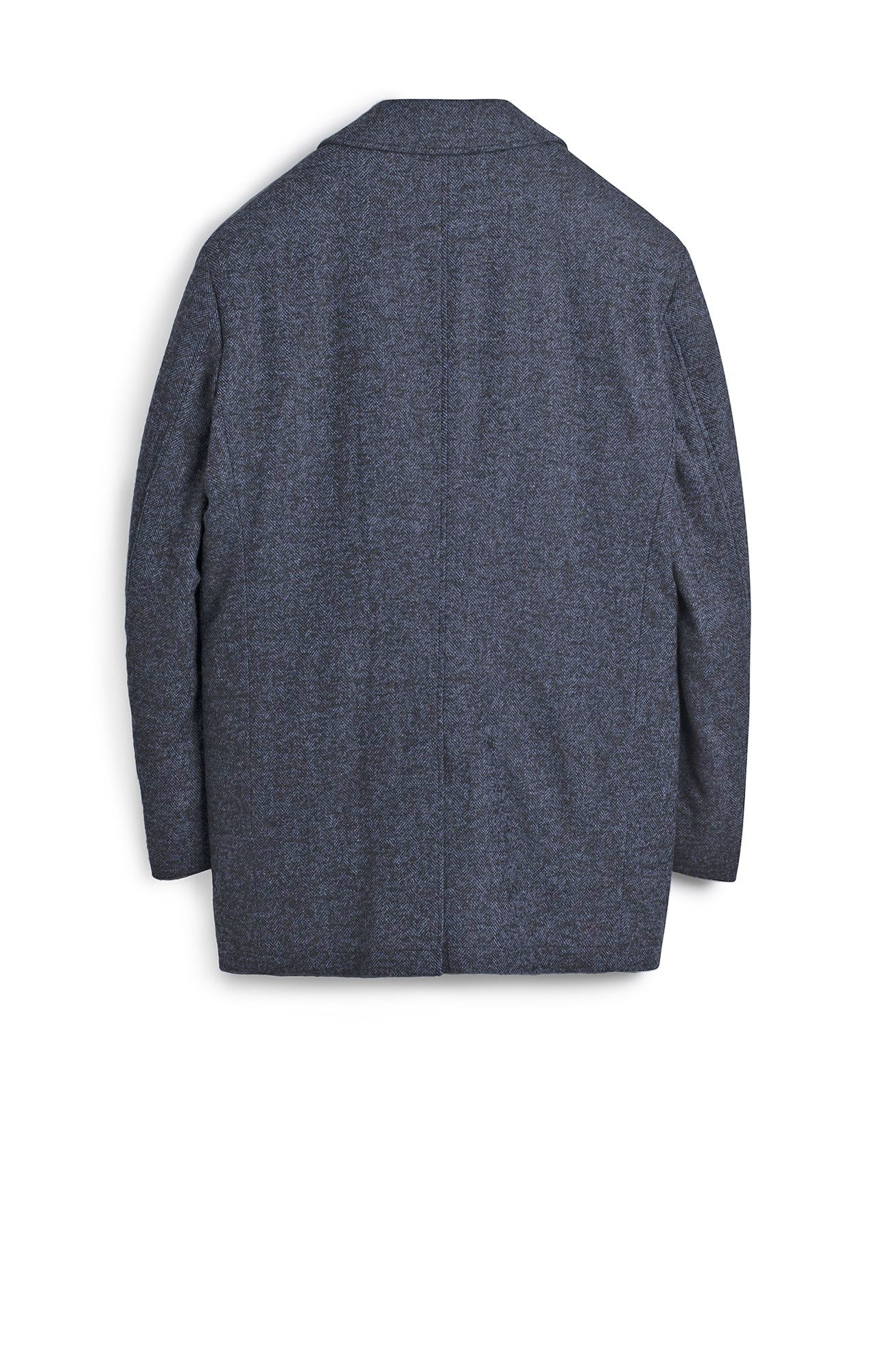 Bowie Navy Herringbone Jacket - Image 4