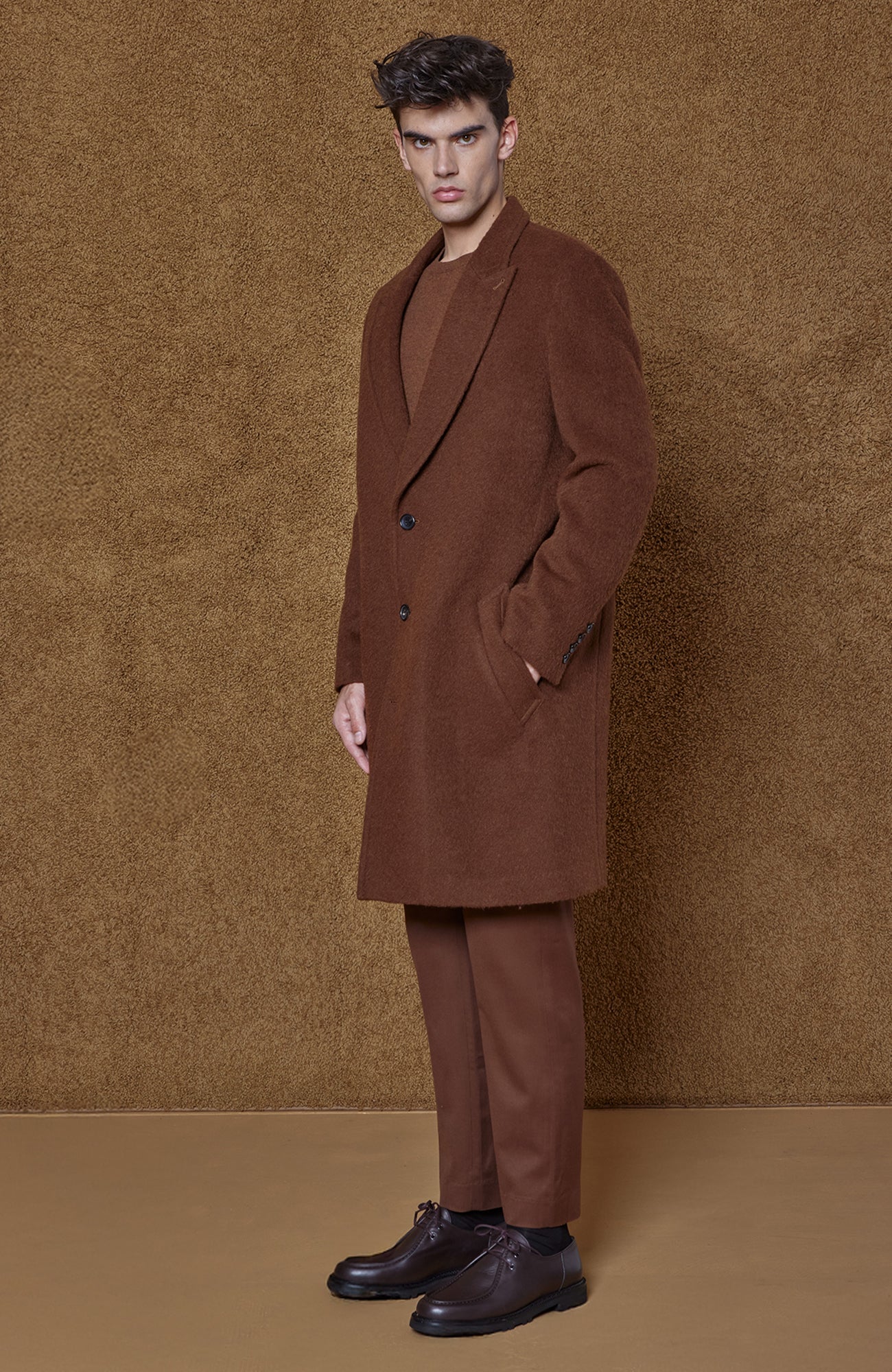 Mercury Wool And Alpaca Blend Topcoat - Image 5