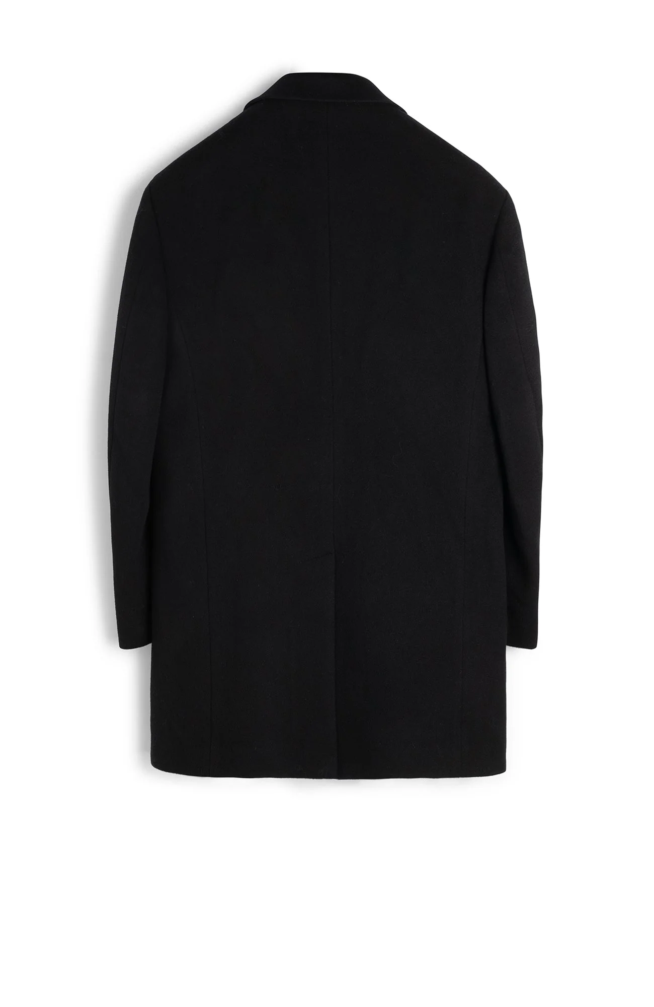 Trenton Black Wool & Cashmere Topcoat - Image 7