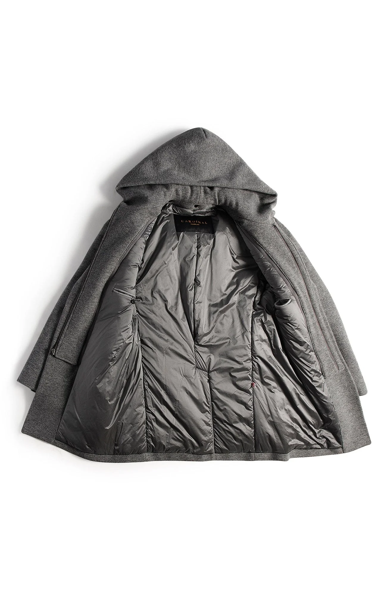 Tyson Charcoal Topcoat With Primaloft Insulation - Image 5